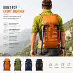 Waterproof Hiking Backpack 40L | Lightweight Outdoor Camping & Travel