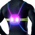Reflective LED Safety Vest - High Visibility for Night Hiking, Running & Outdoor Activities